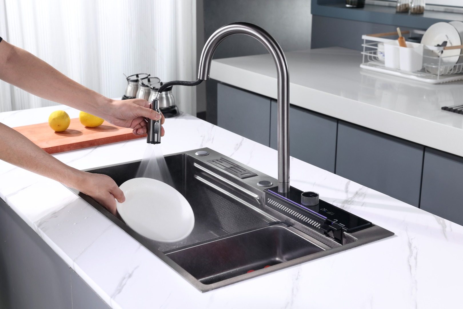 Smart Modern Integrated Kitchen Sink