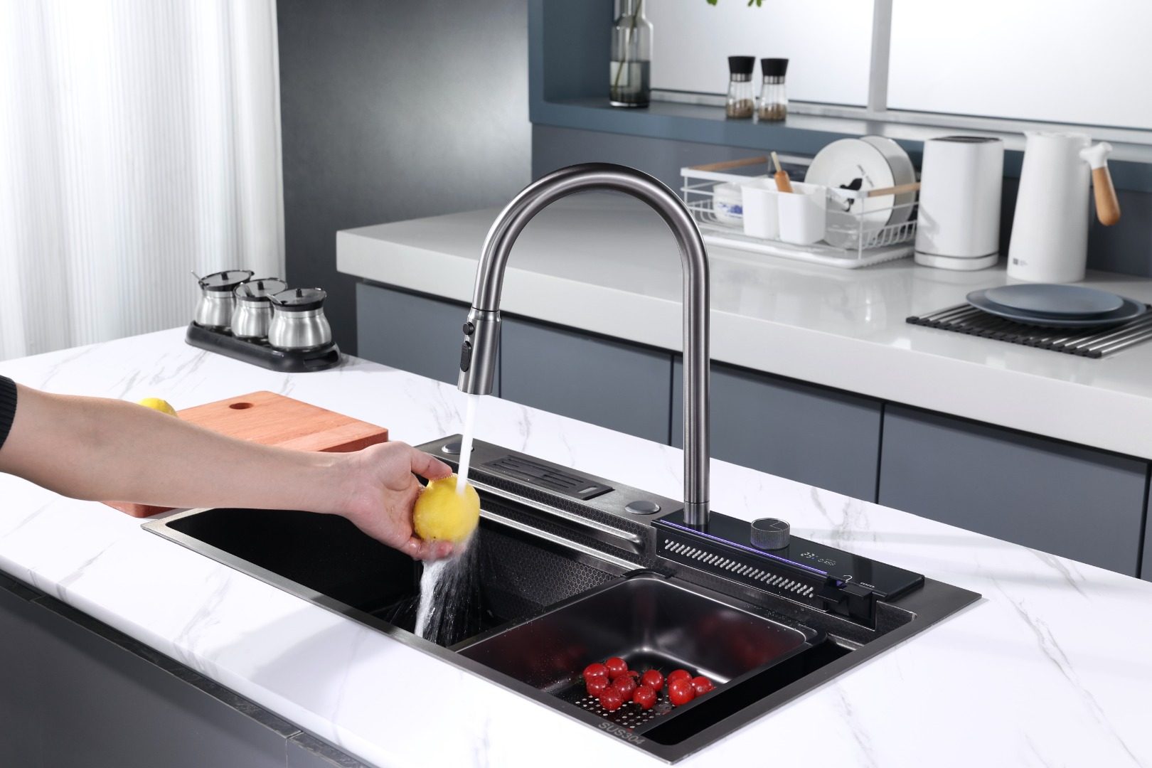 Smart Modern Integrated Kitchen Sink