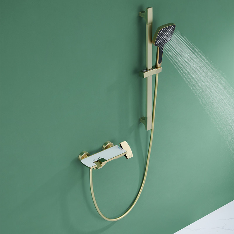 Simple Design Luxury Gold Shower Set