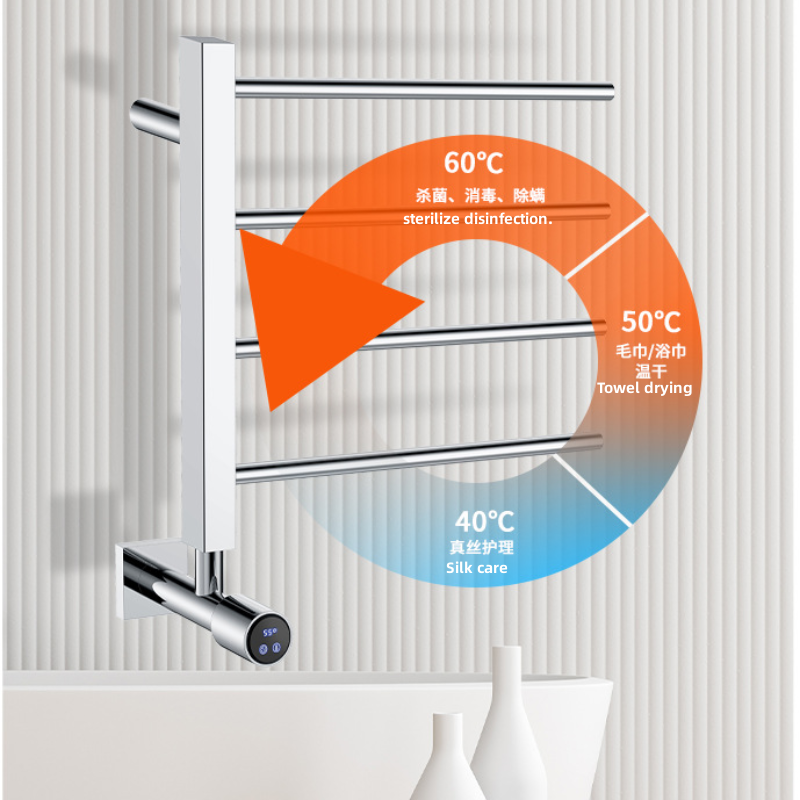 Stainless Steel  Electric Heated Towel Rack