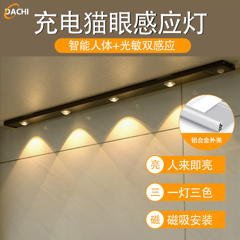 铝款猫眼人体感应灯