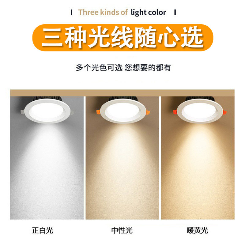 LED嵌入式天花筒灯