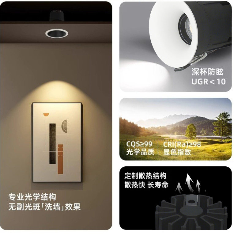 LED洗墙防眩射灯