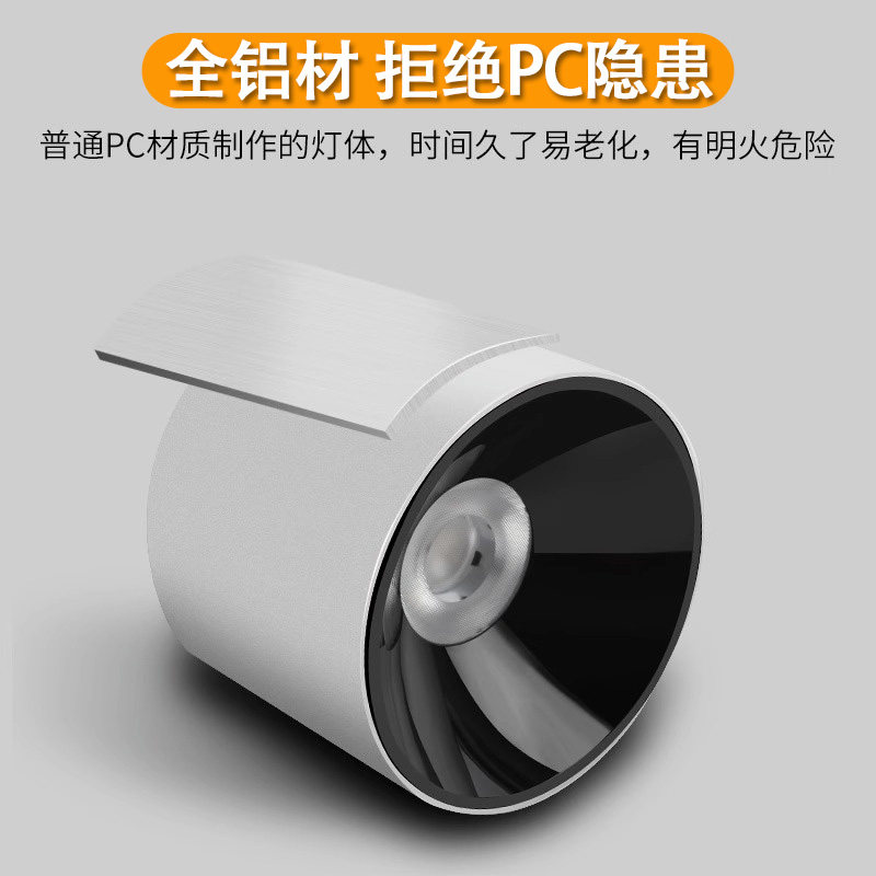 LED明装单头筒灯