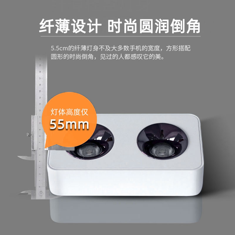 LED明装筒灯(1/2/3/4灯头）