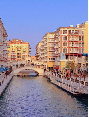 威尼斯风情街区(Qanat Quartier)