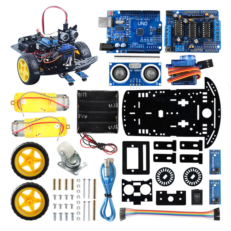 2WD Obstacle Avoidance Line Tracking Robot Smart Robot Car Kit Car kit For  Arduino - 深圳市智懿科技有限公司