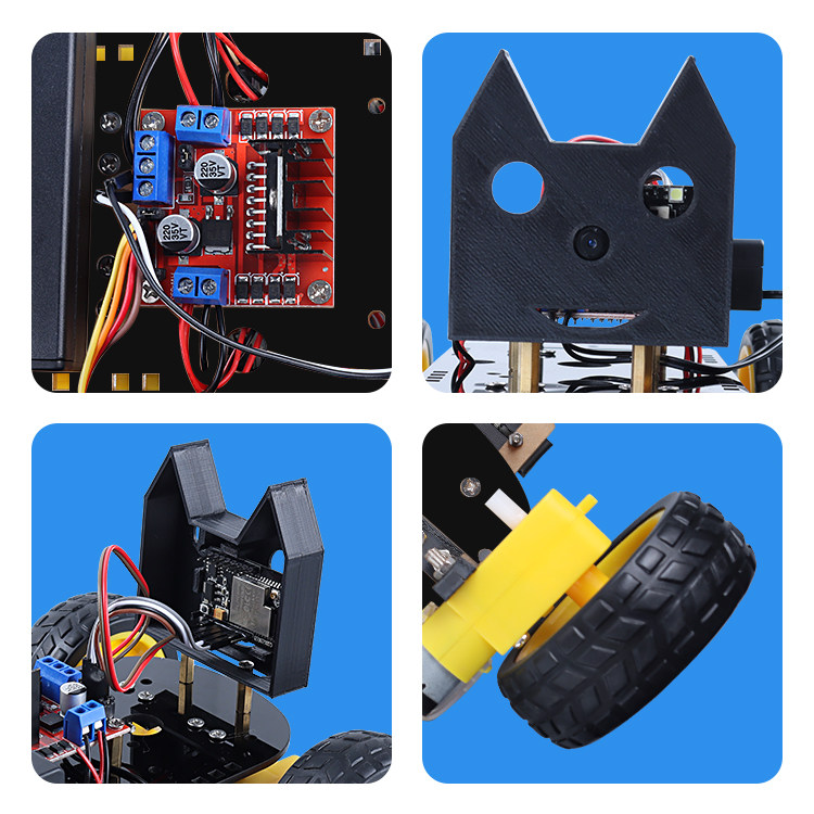 DIY RC Car With Cam Robot Smart Car Kit ESP32-Cam Module Smart Car For  Arduino - 深圳市智懿科技有限公司