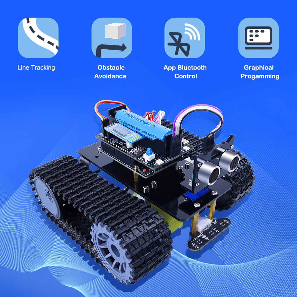 Zhiyi ODM OEM Flexible And Lightweight Tank Track Robot Cars U-bot 