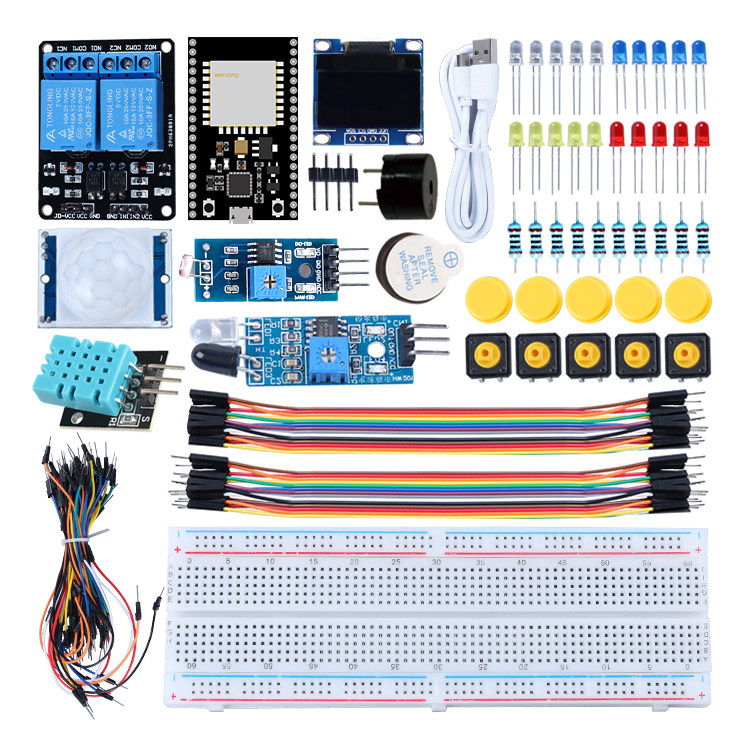 Esp32 Starter Wifi Iot Kit With Esp 32 Development Board Nodemcu For  Arduino Diy Eletronic Project Great Fun Learn To Esp32 Kits