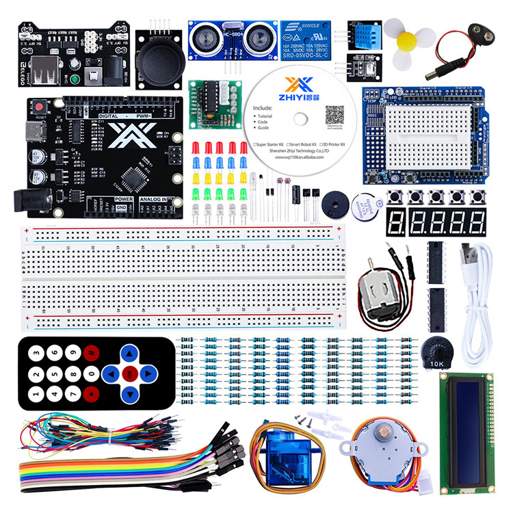 Zhiyi Factory Starter Kit Educational Type C USB Super Starter Kit Development board
