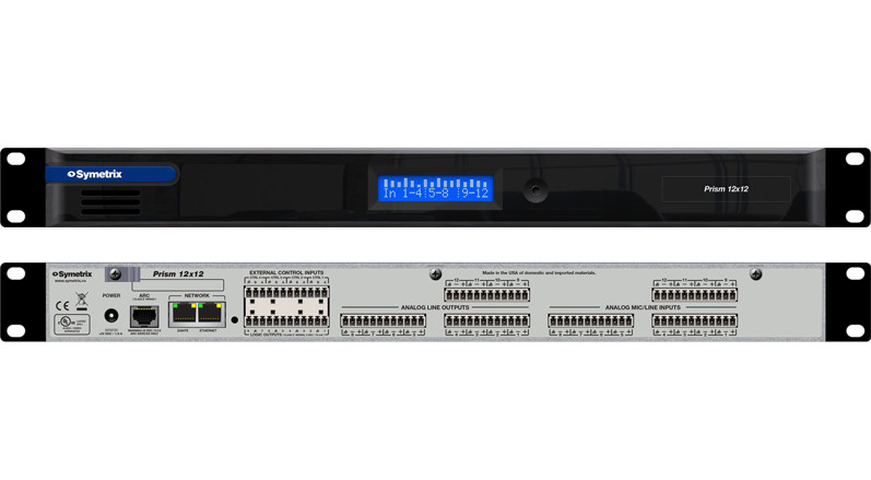 Symetrix  rism 12x12 Prism 12x12 Dante数字音频处理器