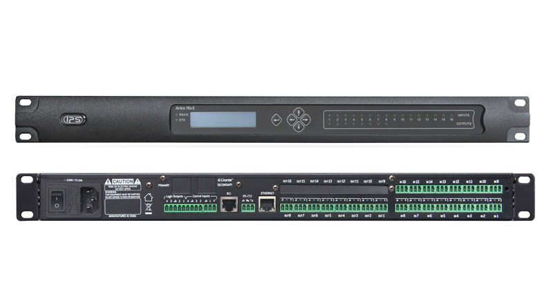 IPS Aries 16x8 数字音频处理器
