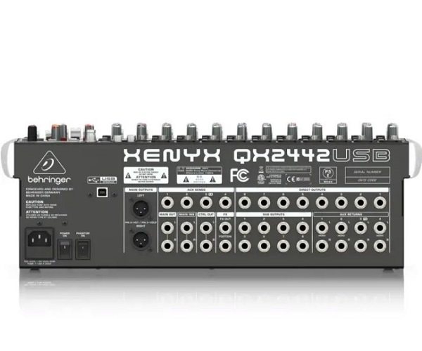 百灵达 XENYX QX2442USB 24路模拟调音台