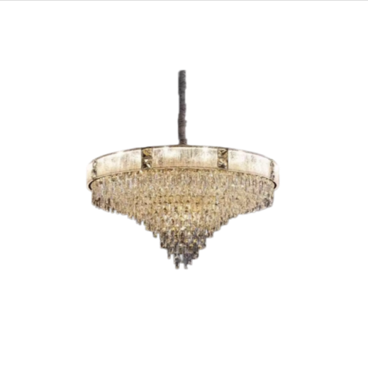 YBL003 Luxury Crystal Living Room Chandelier High-End Glass Bedroom & Dining Room Lighting Modern Minimalist Villa Fixtures