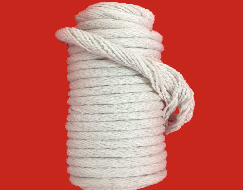 Ceramic fiber twisted rope