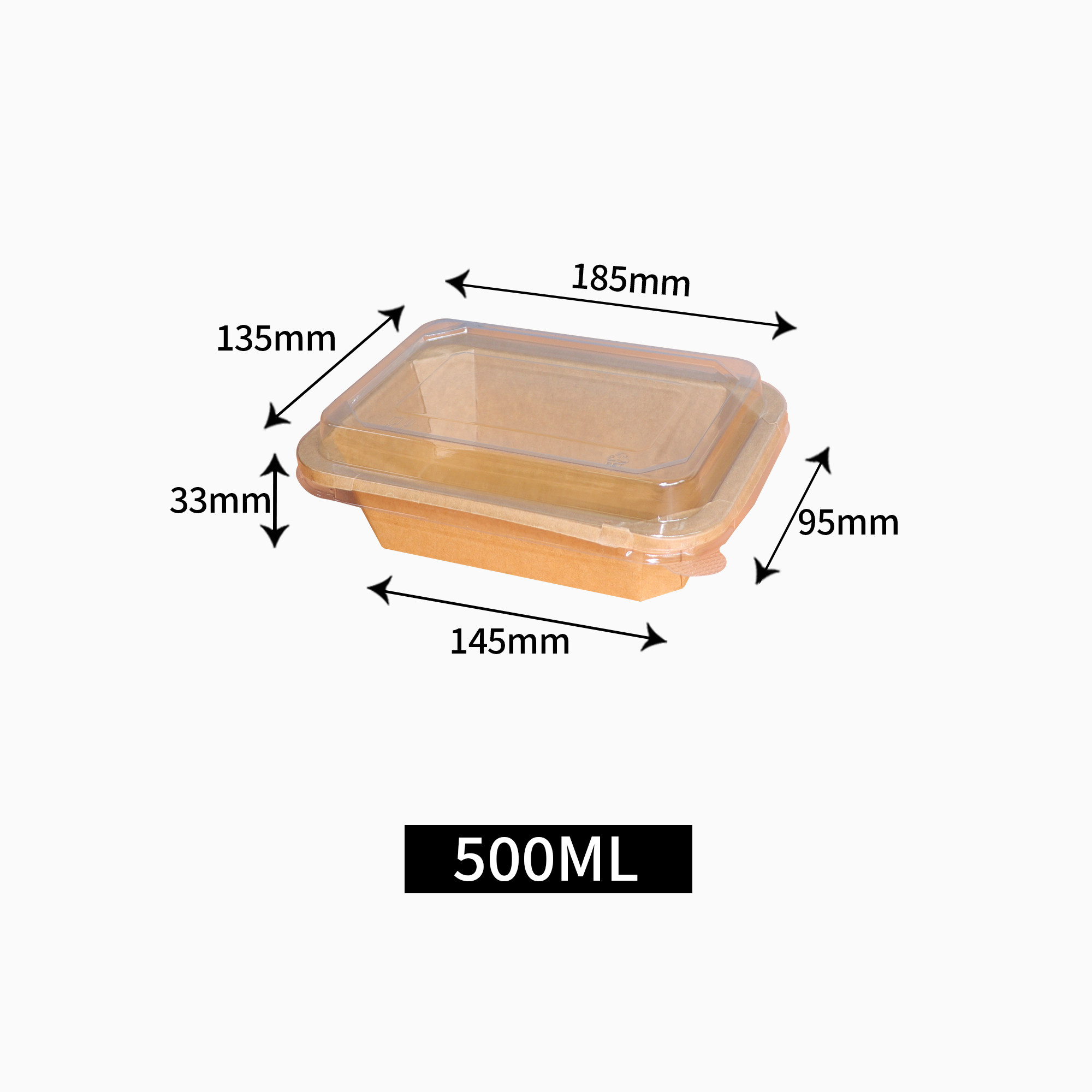 Rectangular octagonal kraft carton