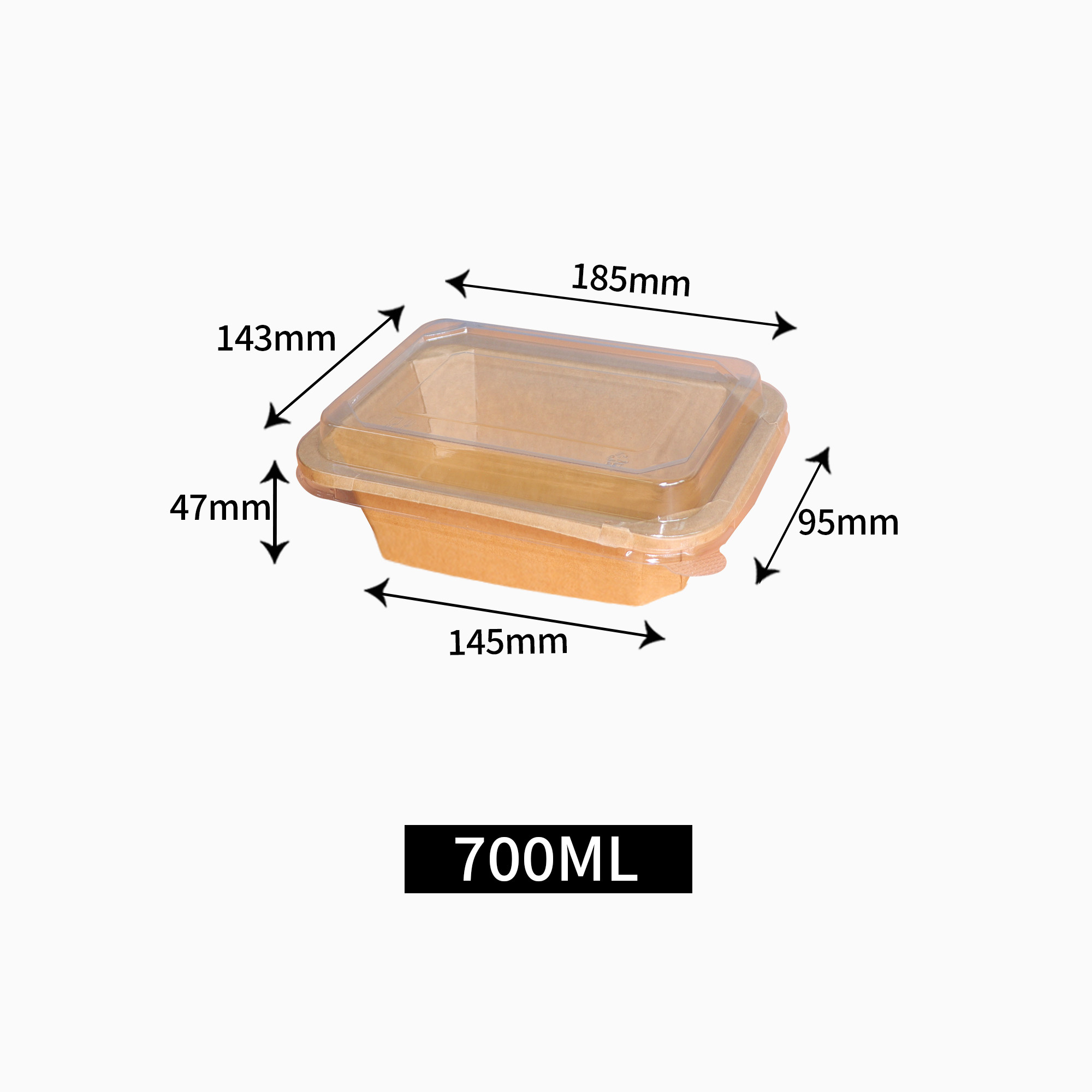 Rectangular octagonal kraft carton