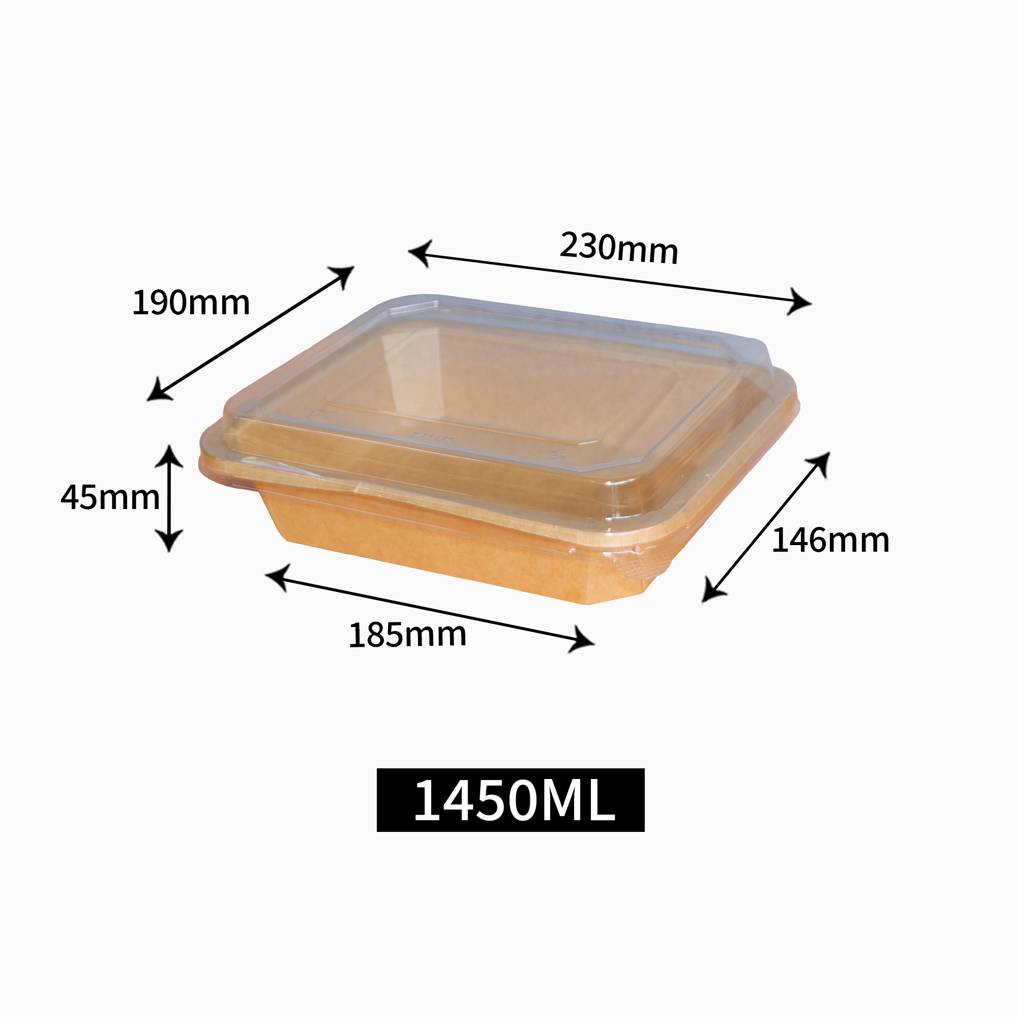 Rectangular octagonal kraft carton