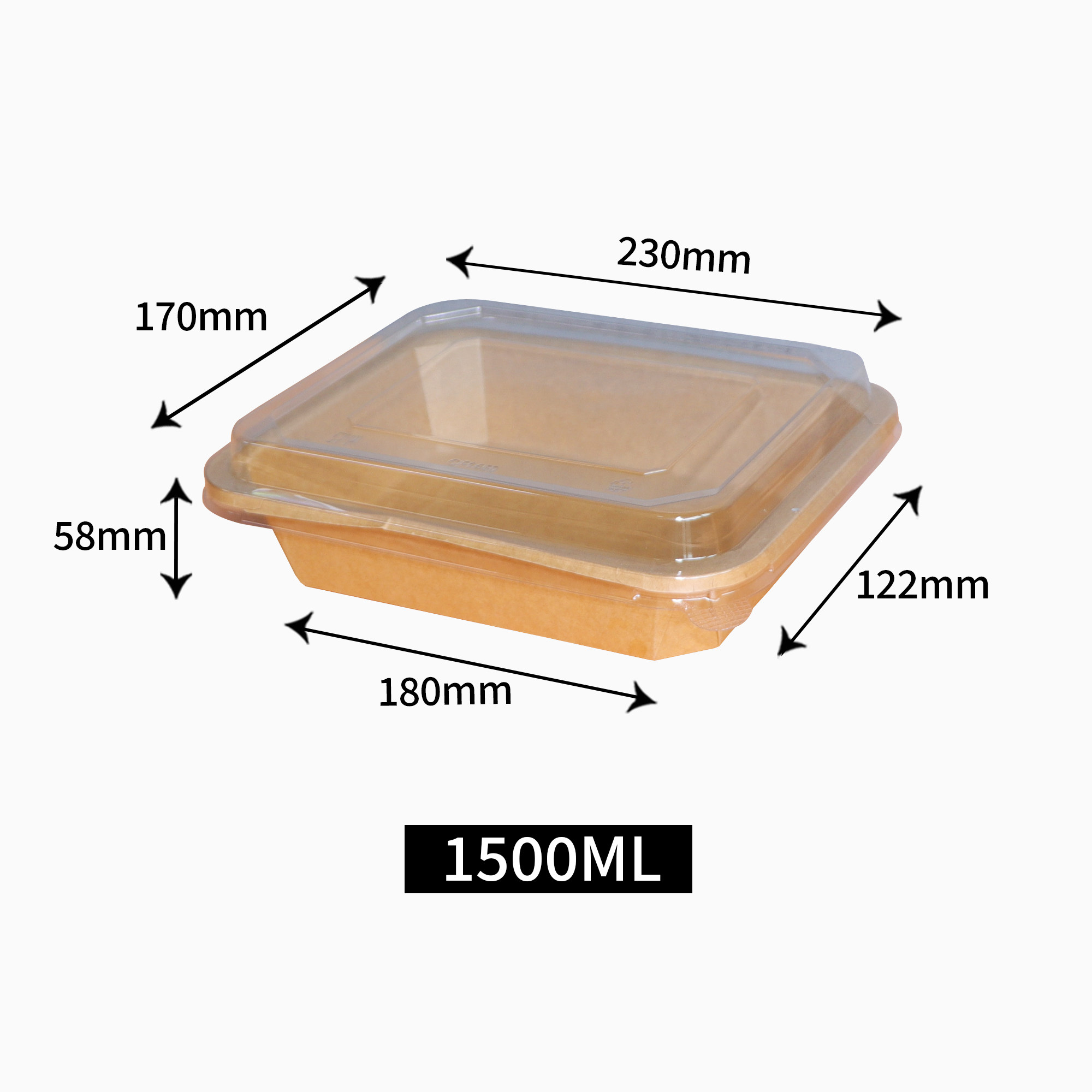 Rectangular octagonal kraft carton