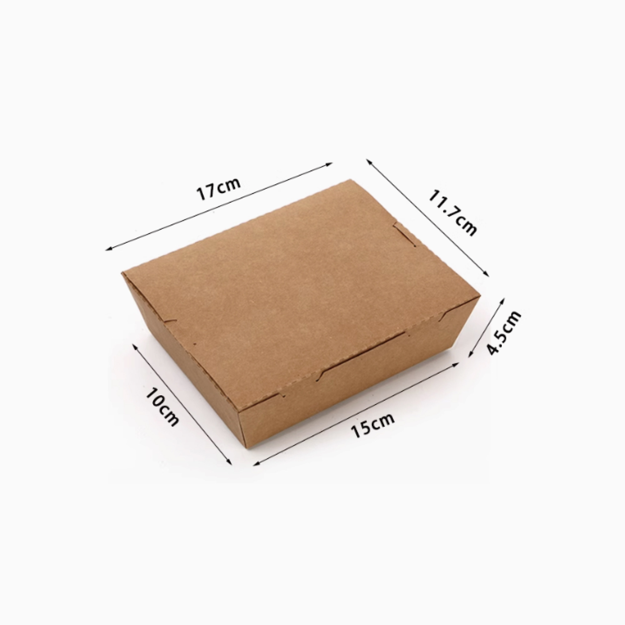 Kraft paper flip box