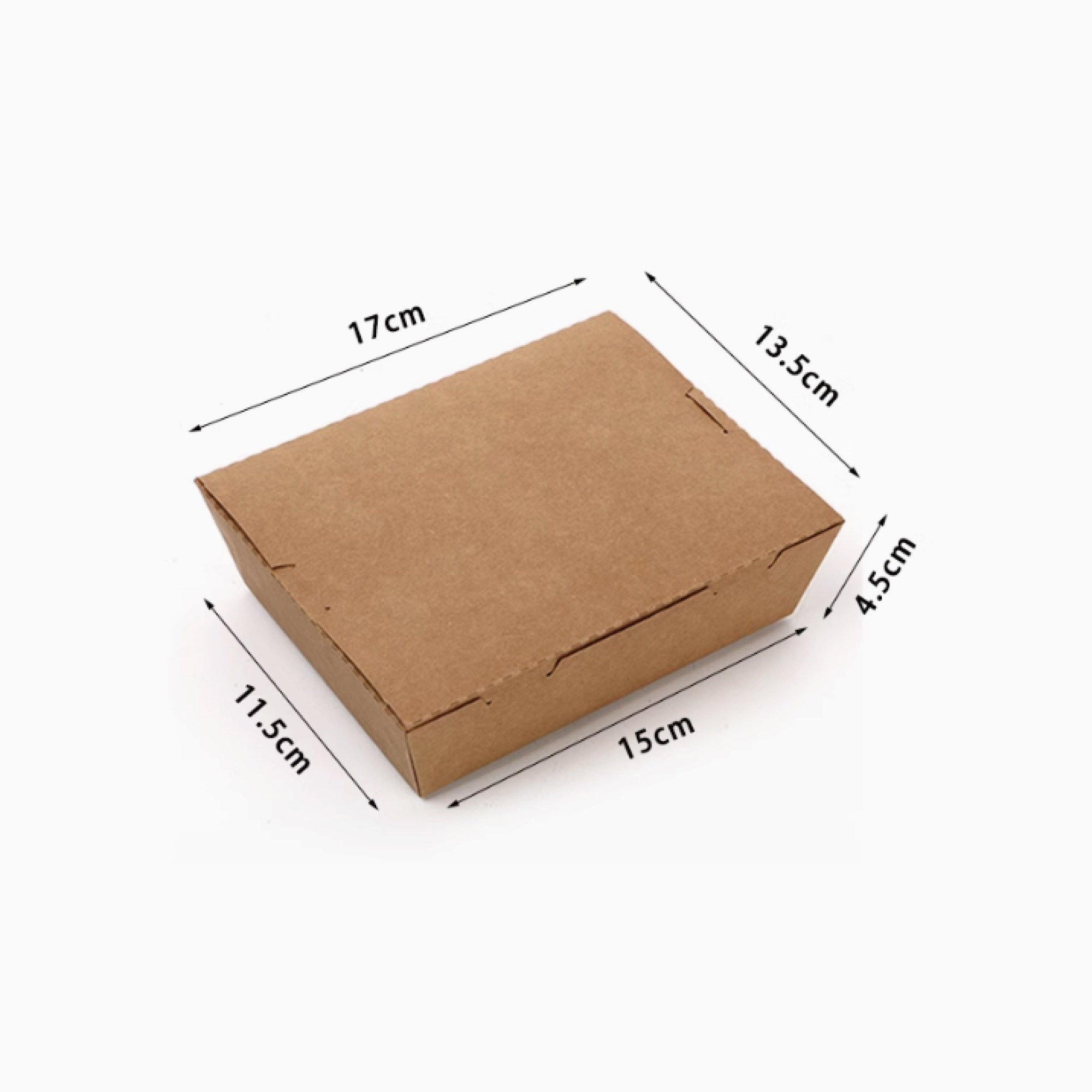 Kraft paper flip box