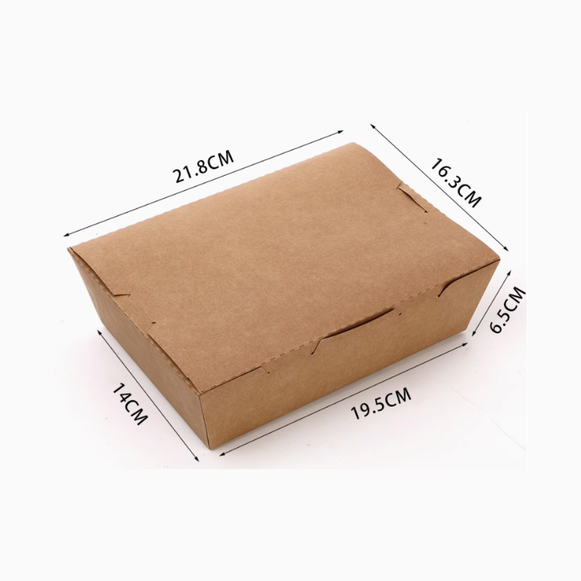 Kraft paper flip box