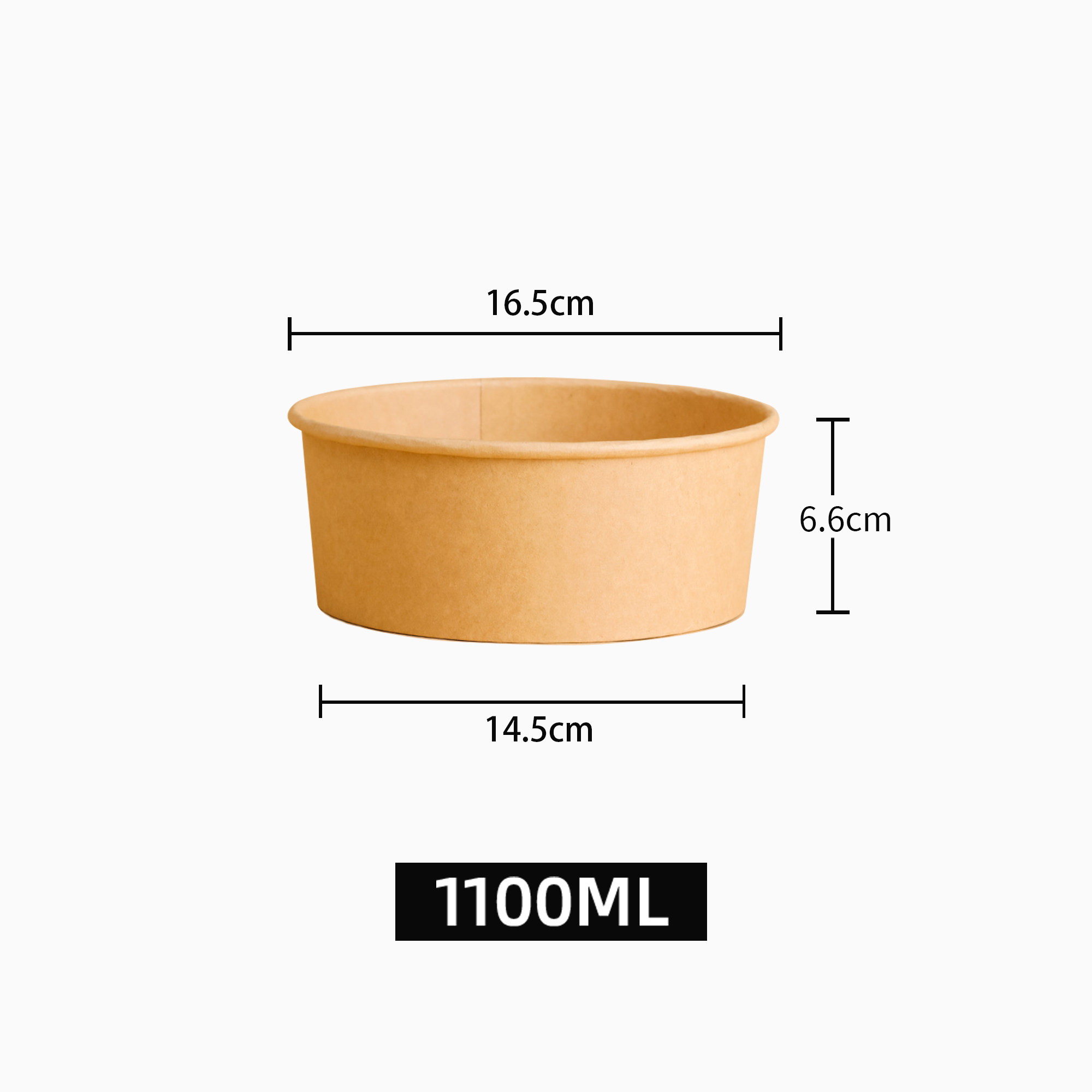 kraft paper soup bowl