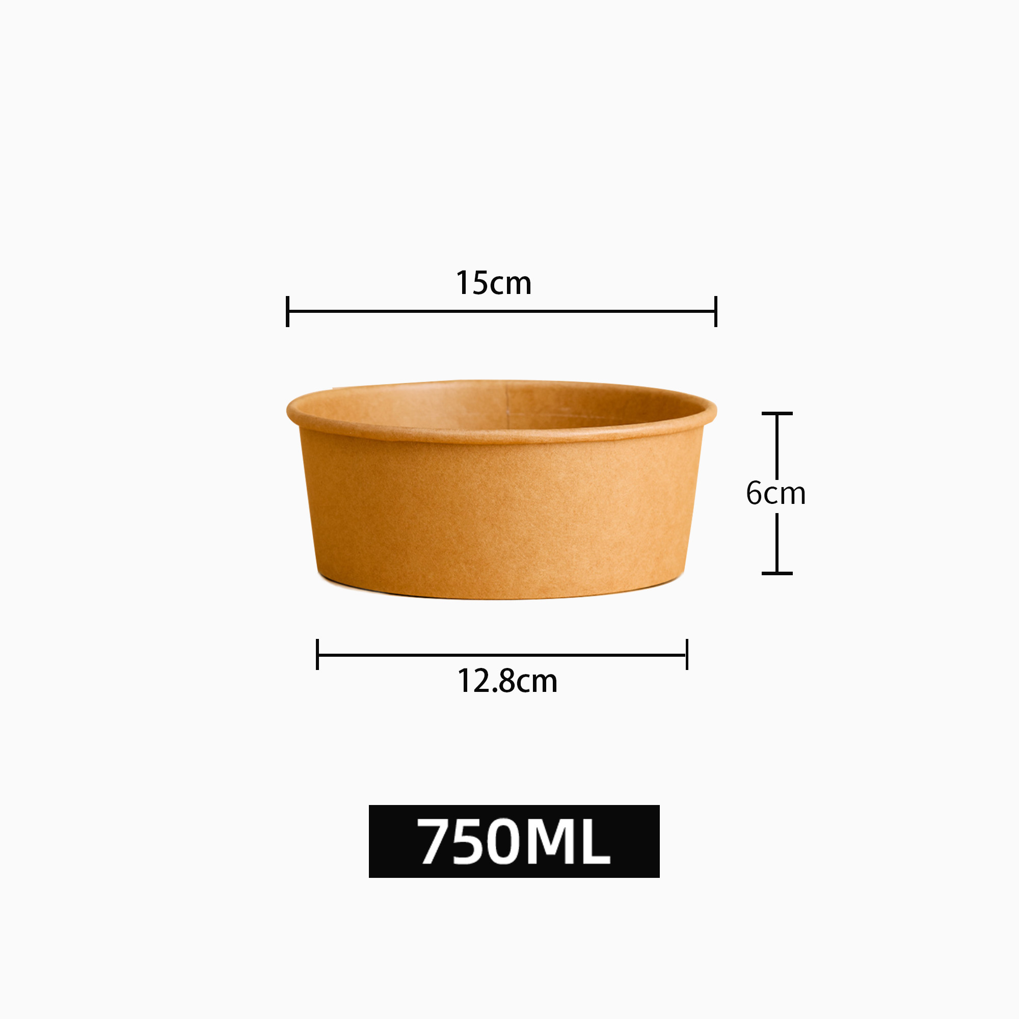 kraft paper soup bowl