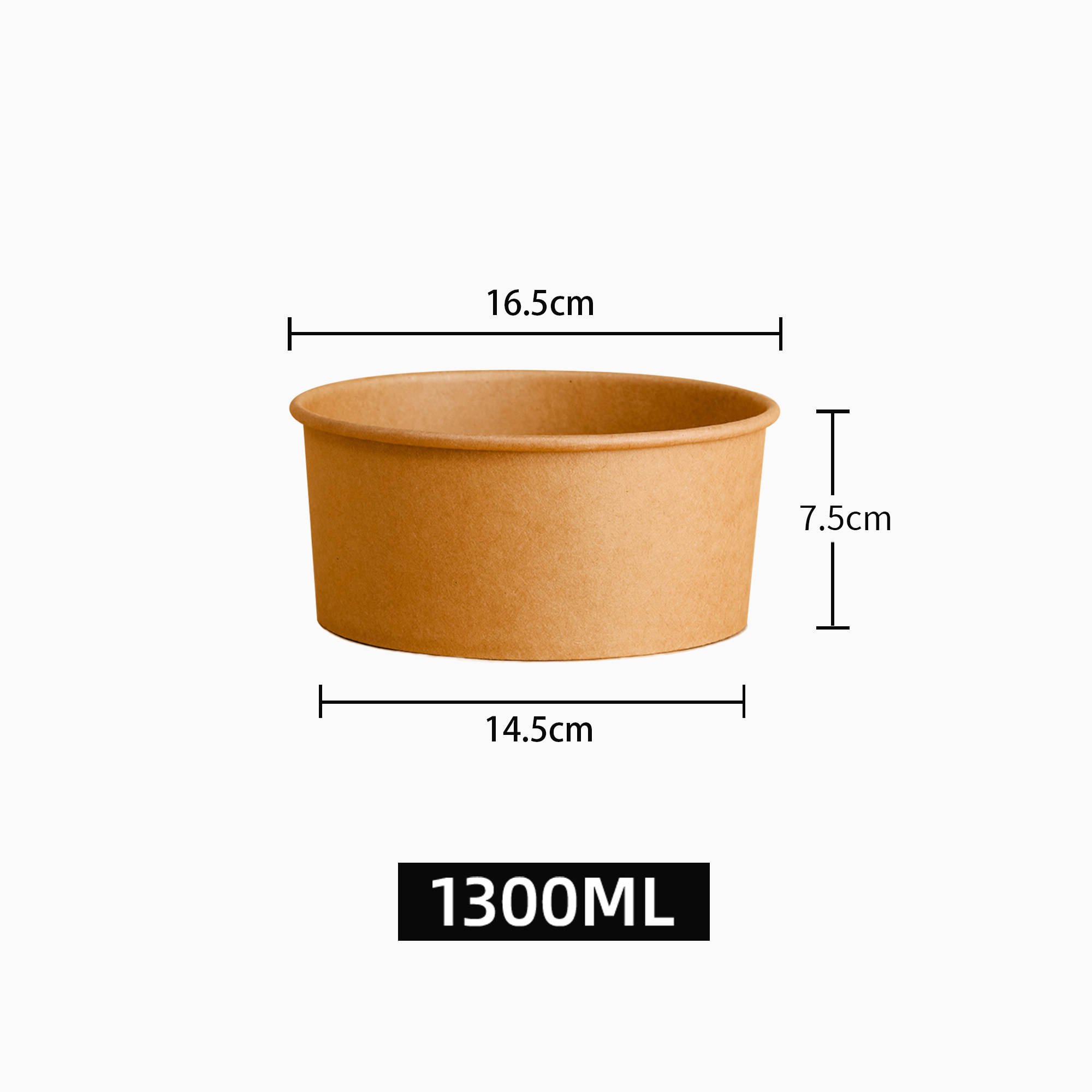 kraft paper soup bowl