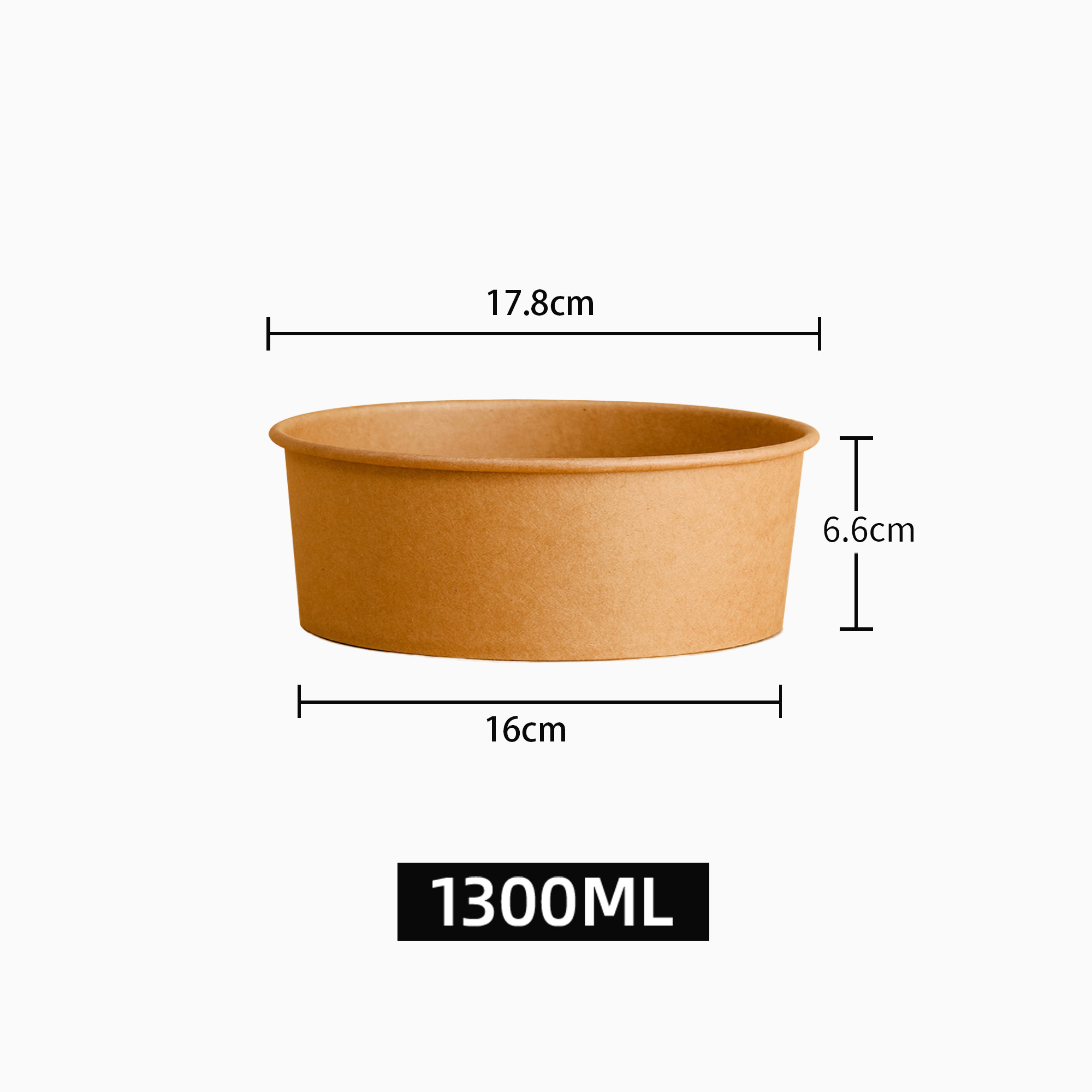 kraft paper soup bowl