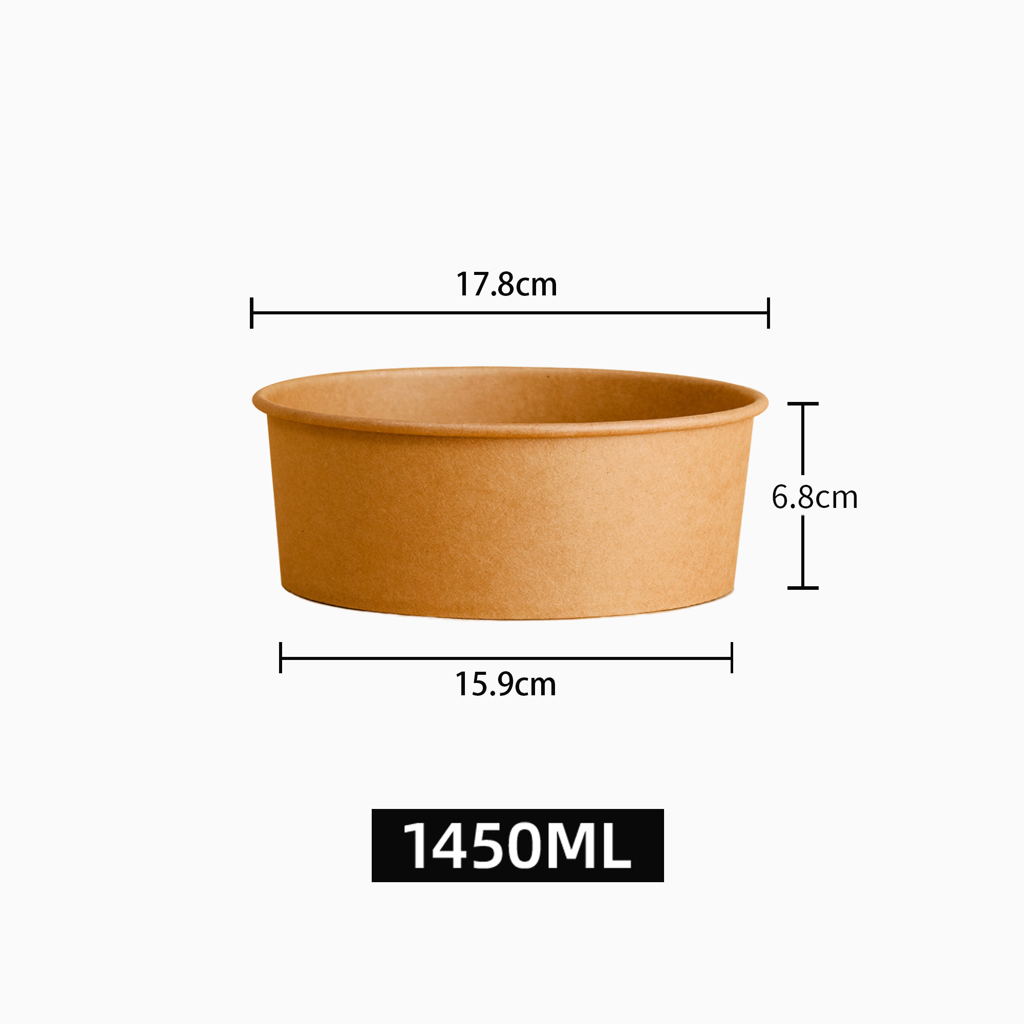 kraft paper soup bowl