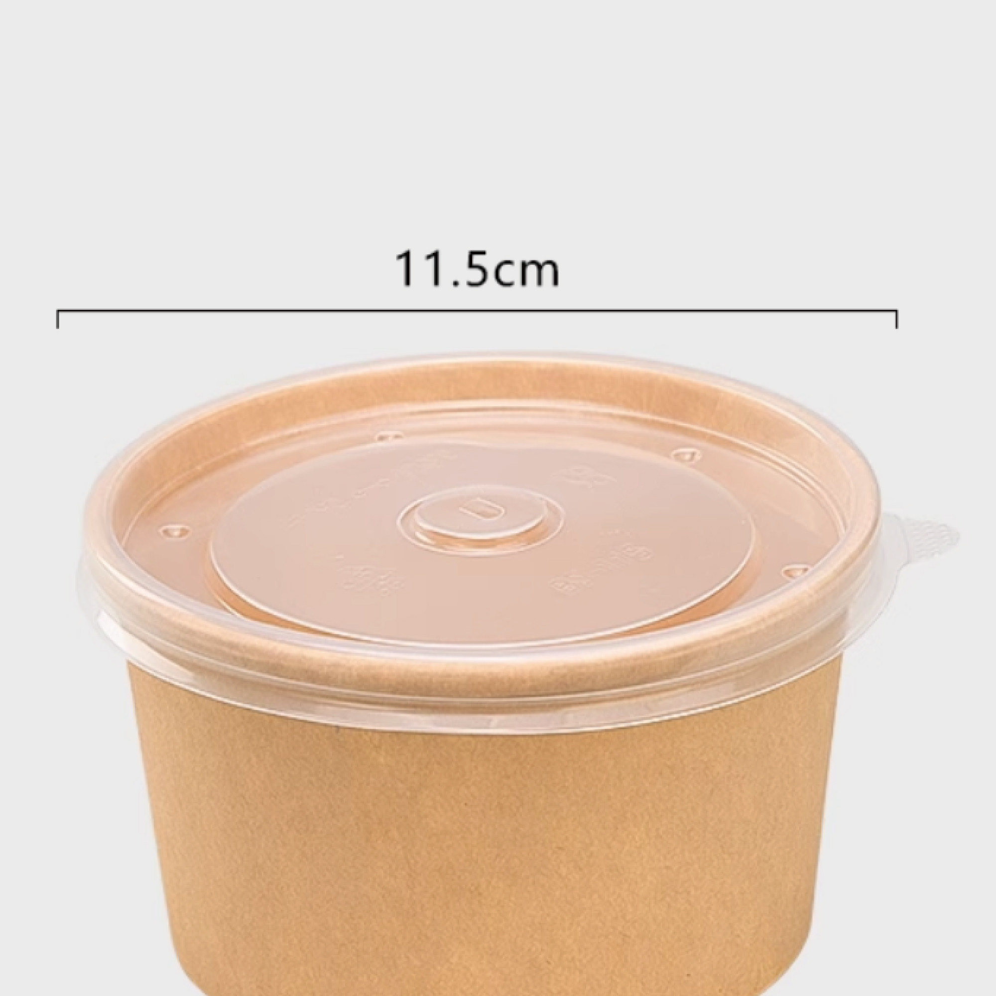 kraft paper soup pail