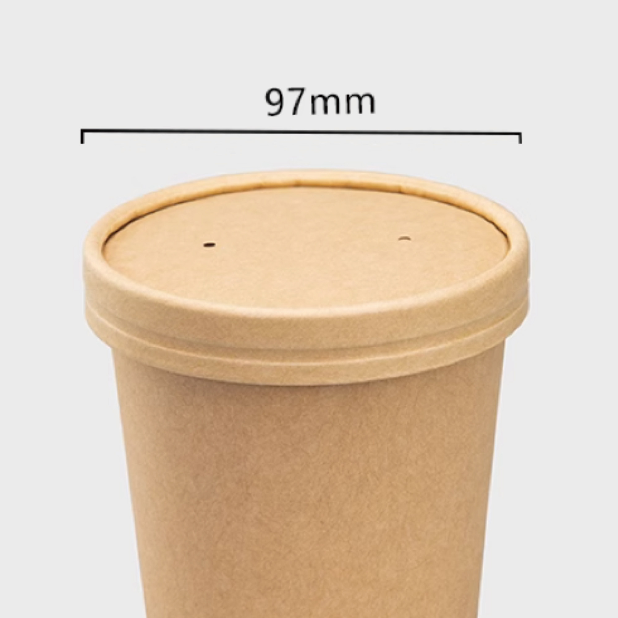 kraft paper soup pail