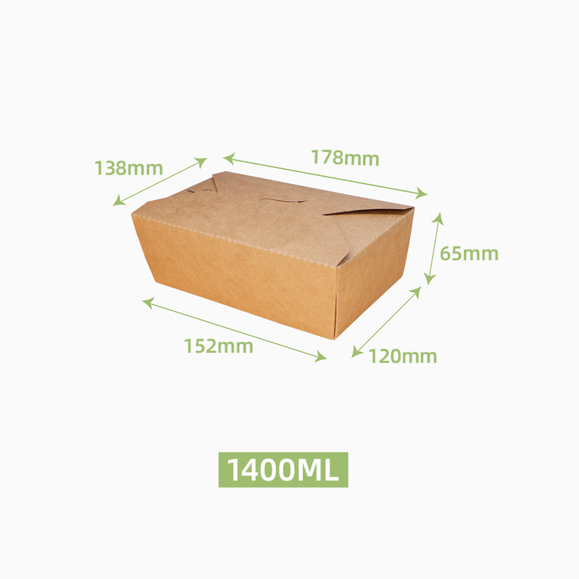 Fried chicken box (single compartment)