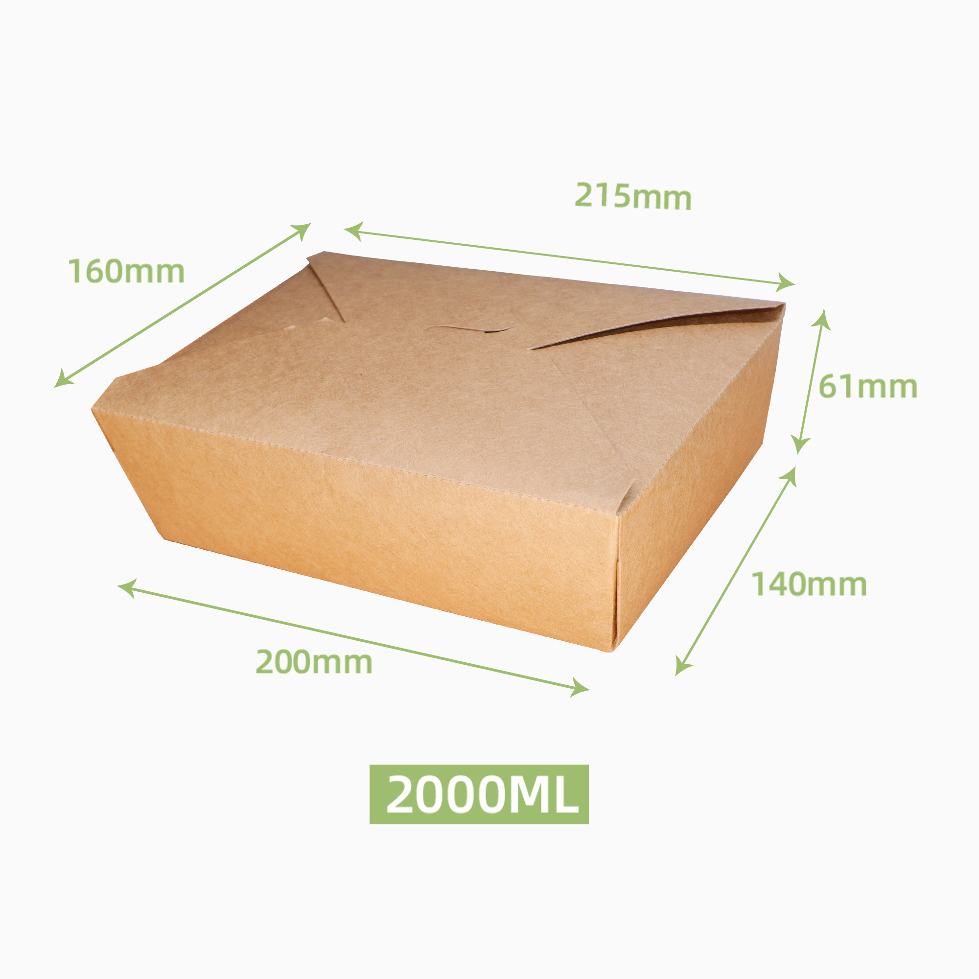 Fried chicken box (single compartment)