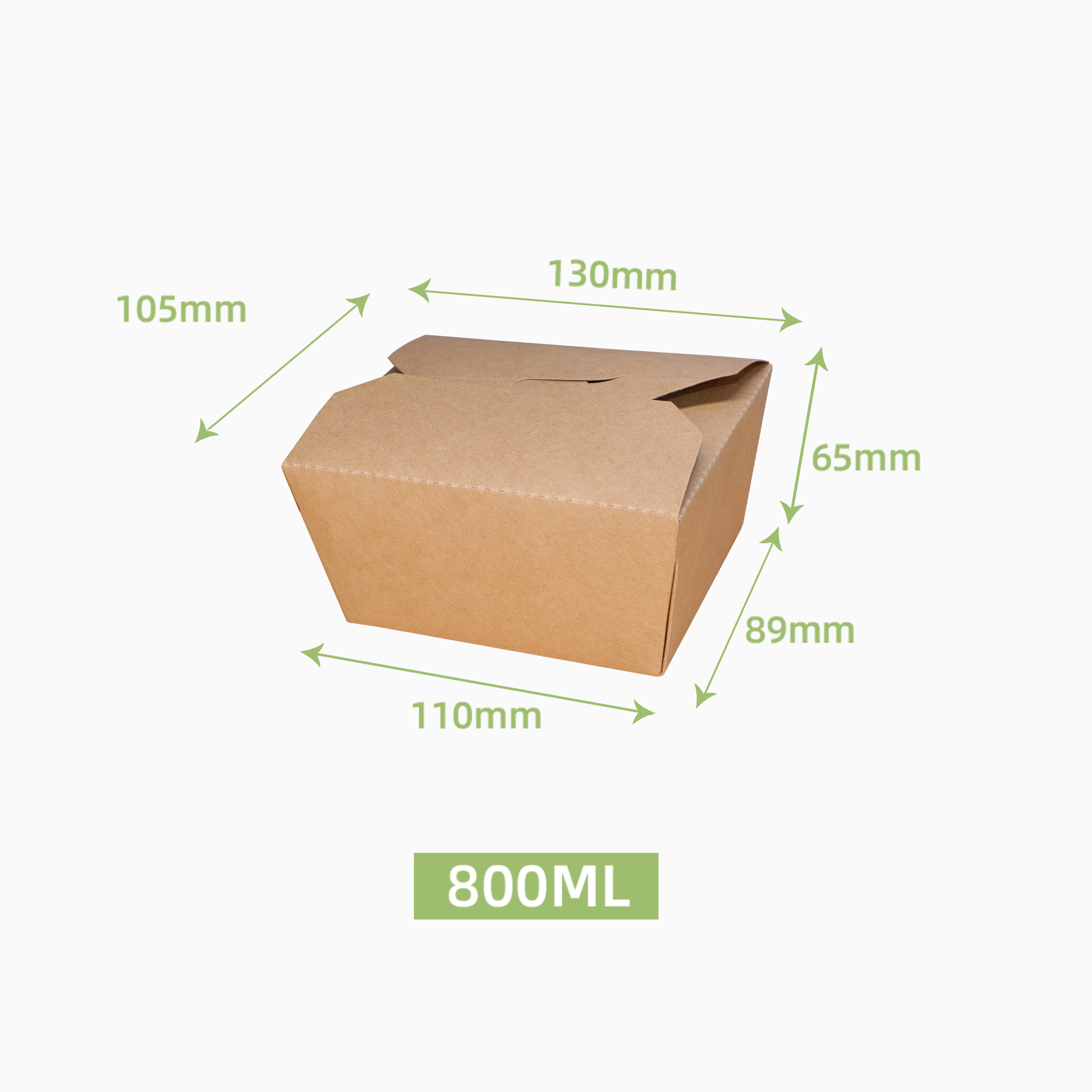 Fried chicken box (single compartment)