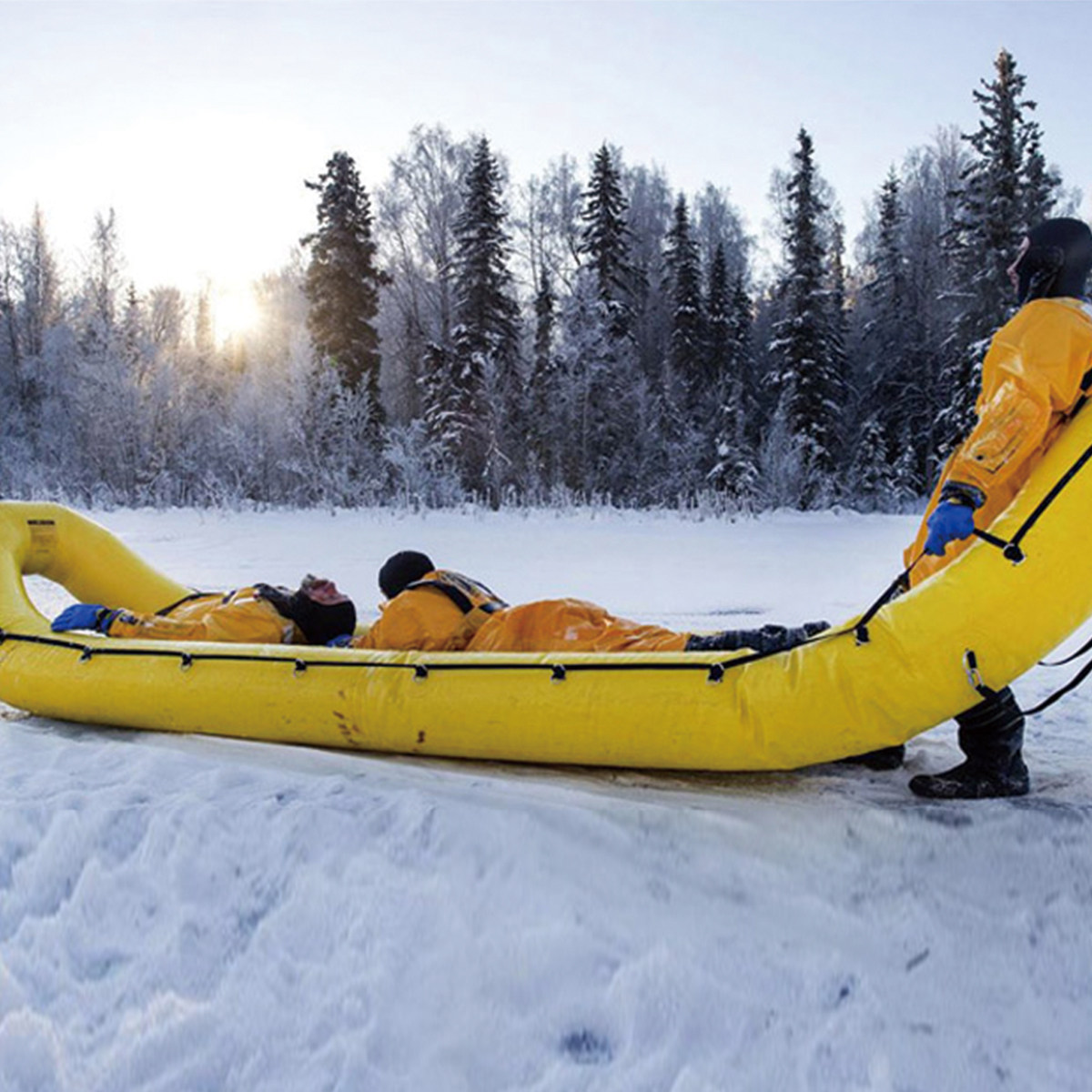 Banana rescue raft