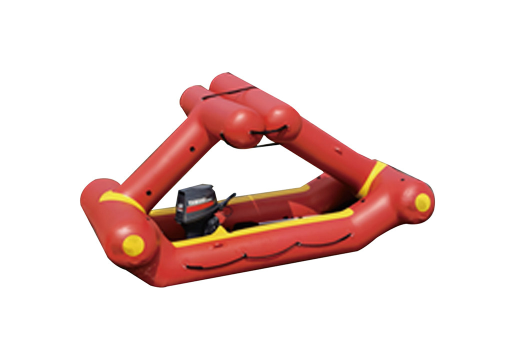 Flow rescue transport boat (self -supporting)