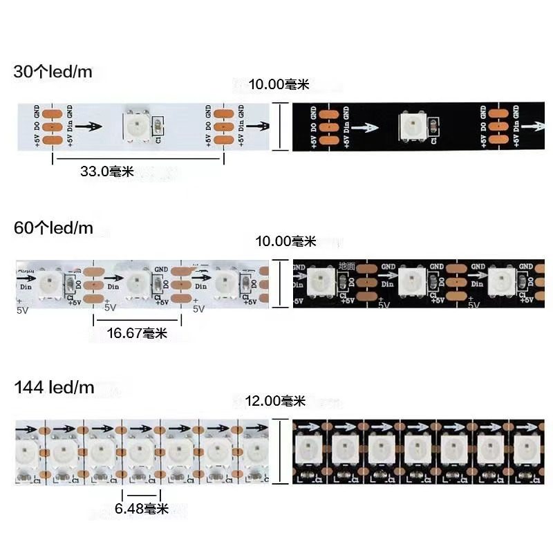 LED幻彩灯条SMD2812-60LED