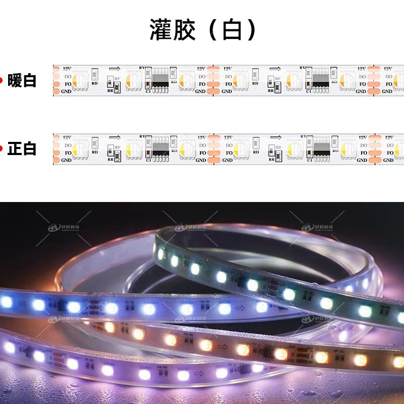 LED幻彩灯条TM1834-60LED-RGBW