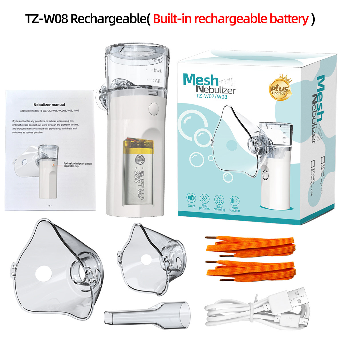 TZ-W08Rechargeable atomizer Household atomizer English spray