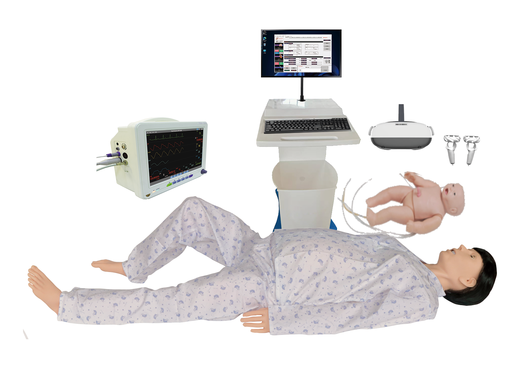 MF10000-100 高级虚拟急救分娩训练考核系统_