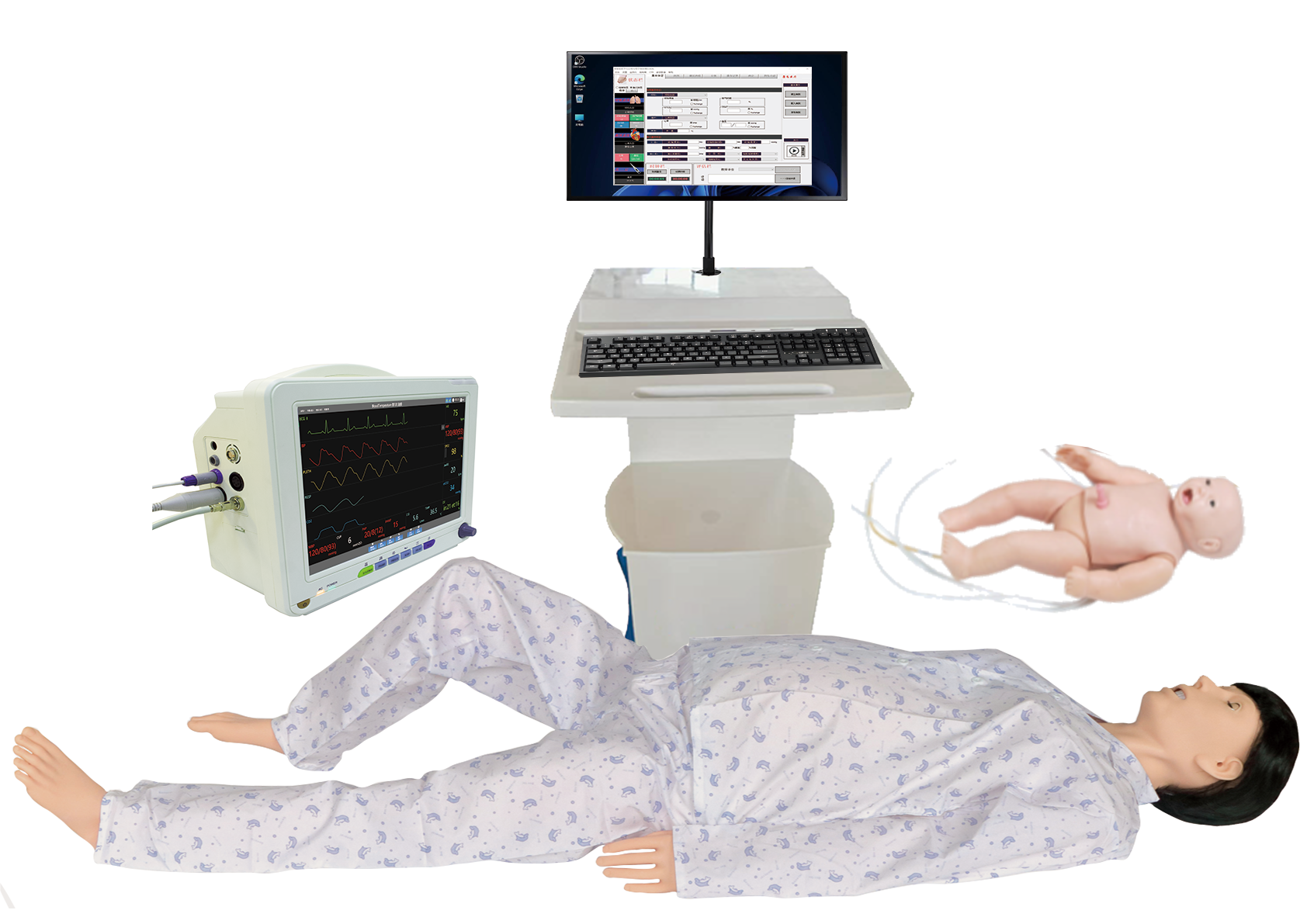 MF10000 高级急救分娩训练考核系统_