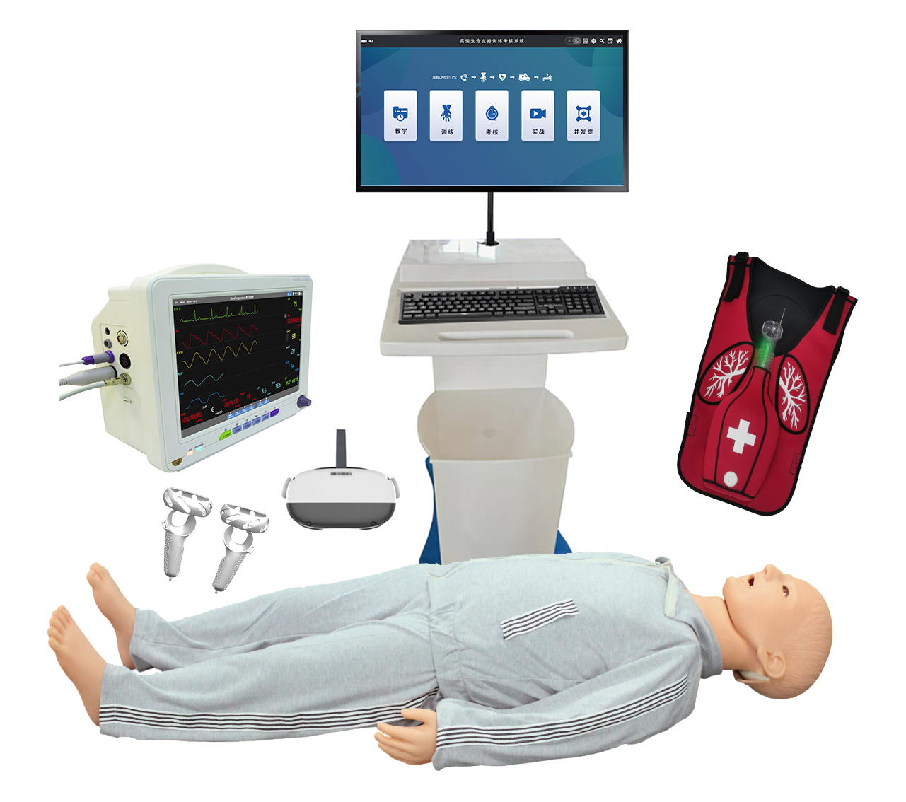 ME1000-100 高级儿童虚拟现实生命支持系统