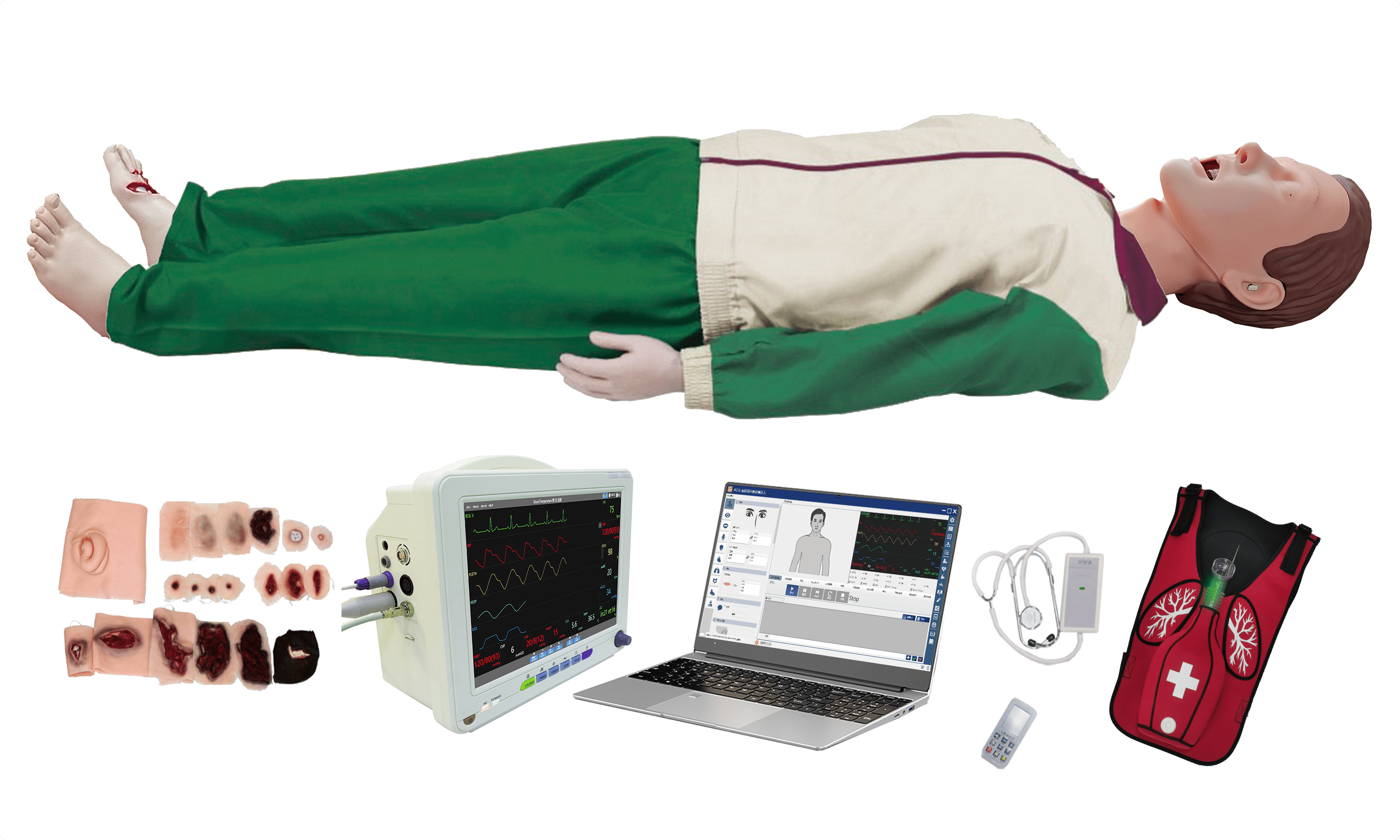 MJ10000-100  超级综合创伤急救模拟人