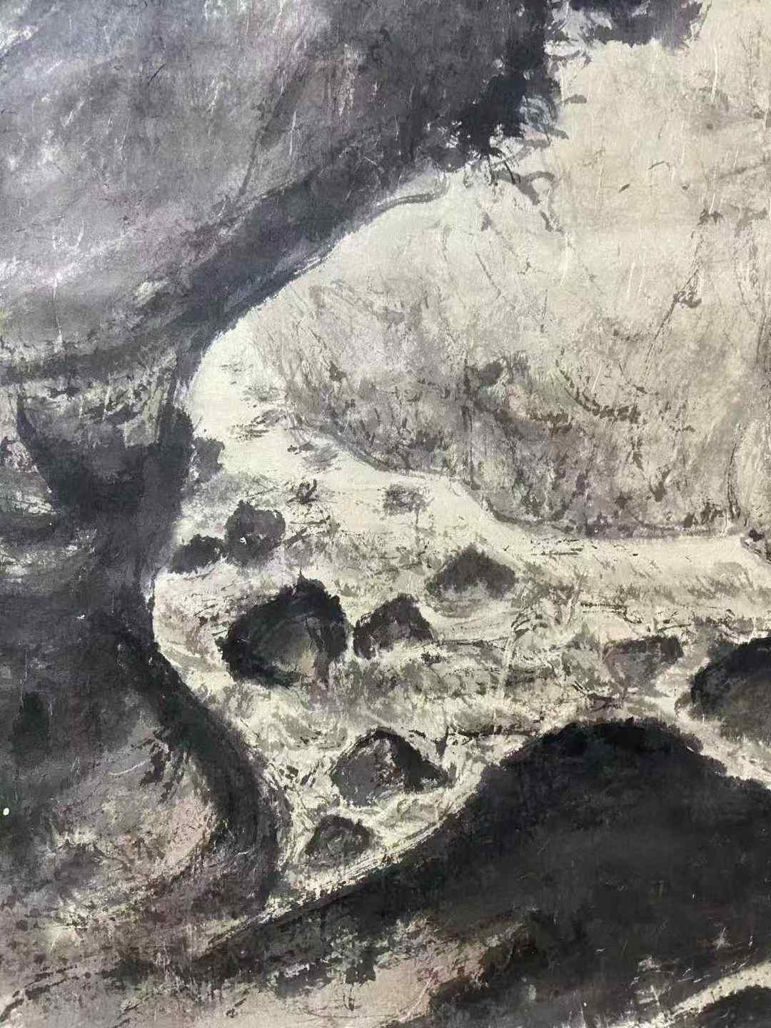 傅抱石款山水人物