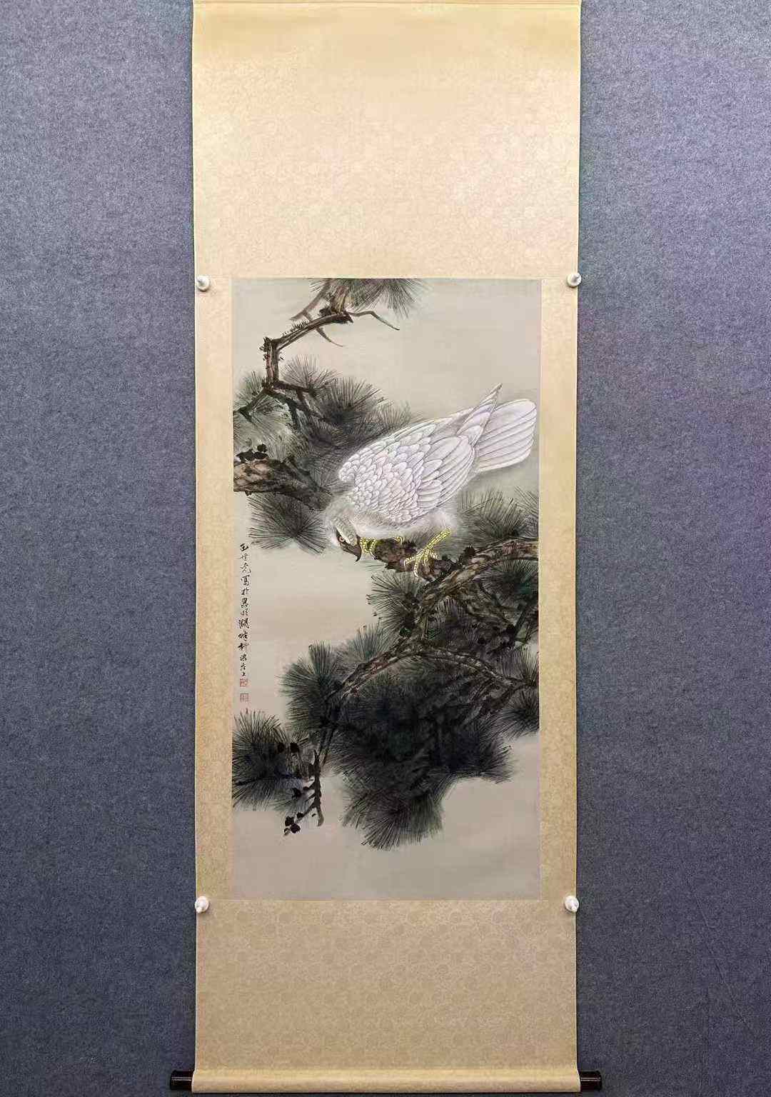 田世光款《松鹰图》纸本