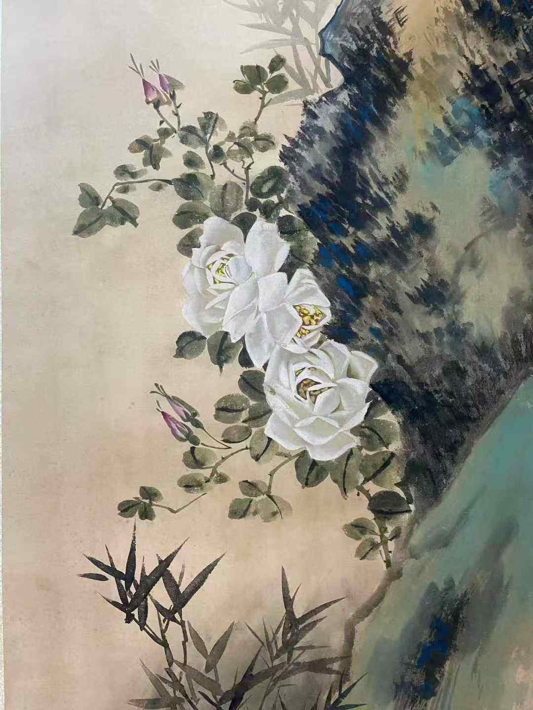 黄幻吾款花鸟图