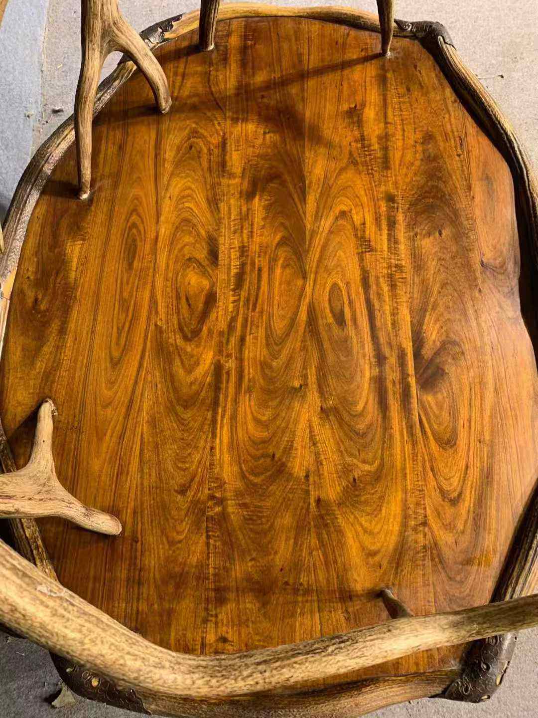 黄花梨故宫博物院同款鹿角椅